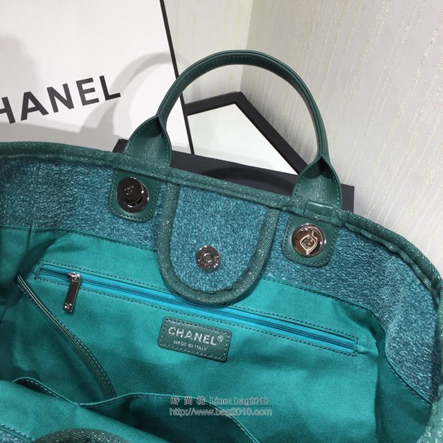 Chanel女包 大號 2019秋冬季新款購物袋 香奈兒沙灘包 香奈兒手提肩背包  djc3247